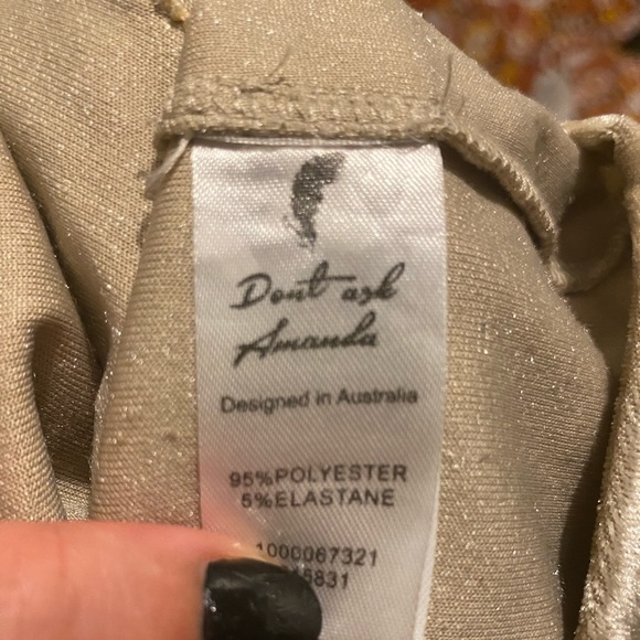 Velvet tie top - Picture 2 of 2